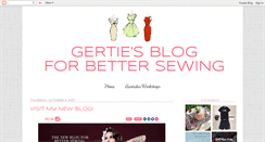 Desktop Screenshot of blogforbettersewing.com